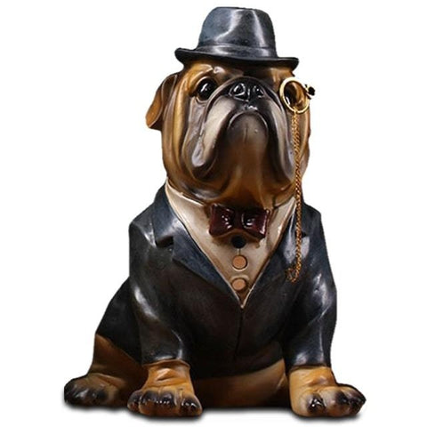 Statue Chien Bouledogue